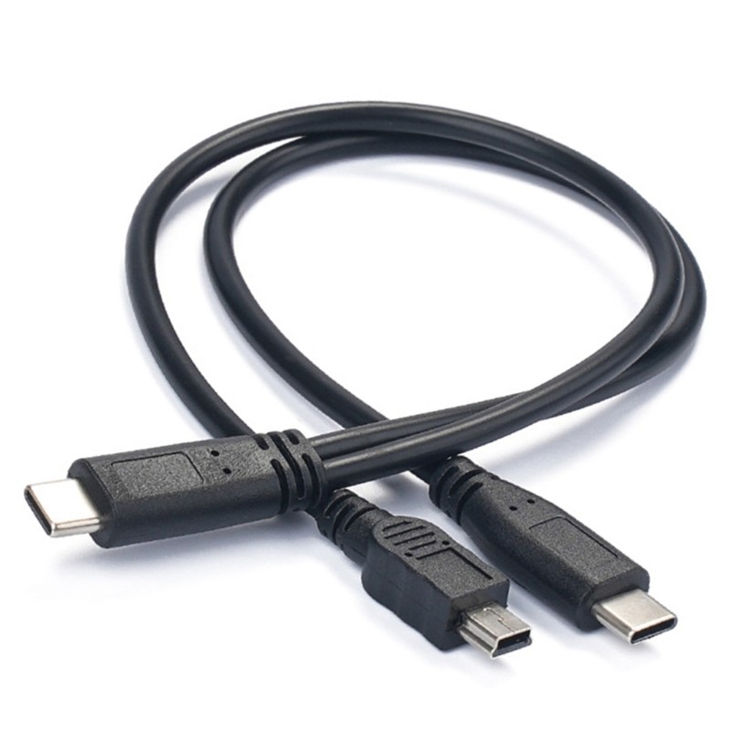 30cm Type C to 5Pin Splitter Charging Cable Optional For Smartphones Tablets gallery