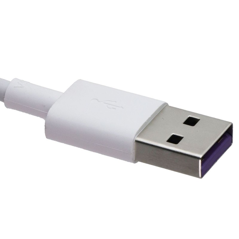 Huawei 3.3 Foot 5A SuperCharge USB-A to USB-C Charging Cable - White gallery
