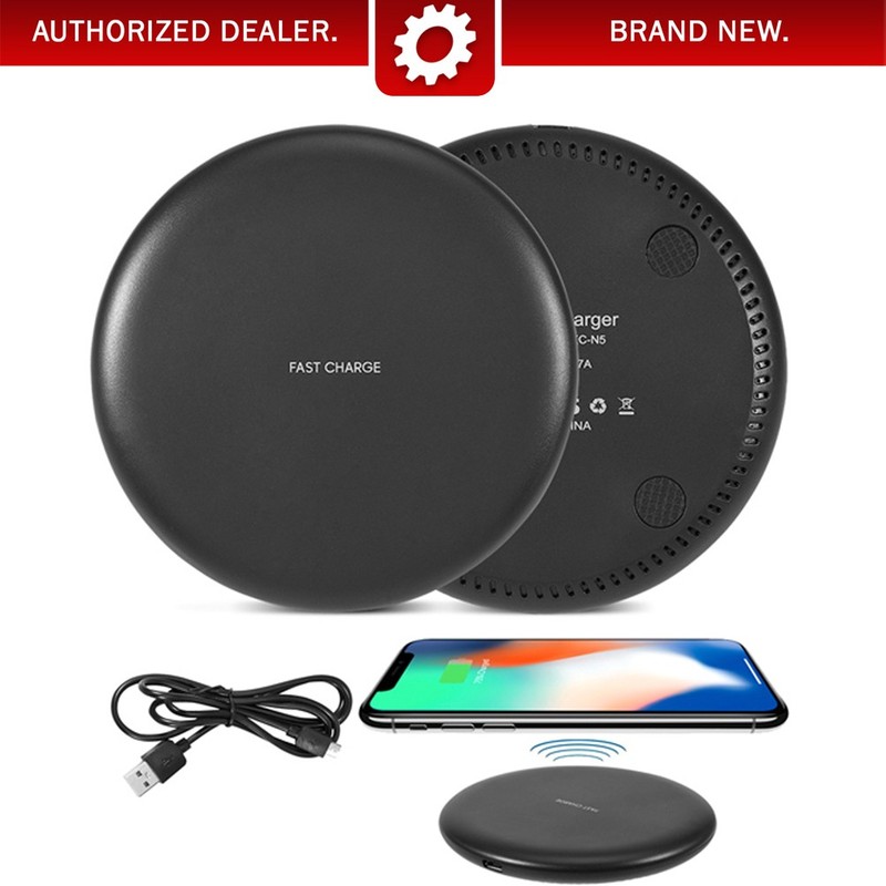 Deco Gear QI Charger Wireless Fast-Charging Pad 10W (Matte Black) gallery