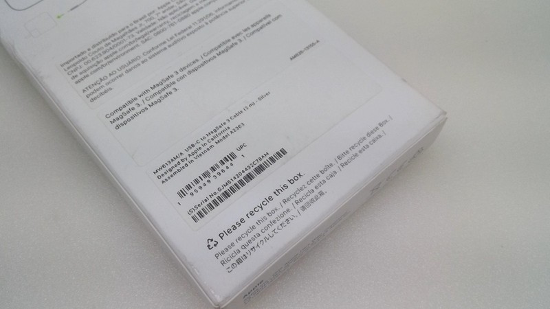 Genuine Apple USB-C to MagSafe 3 Cable 2m A2363 MacBook Pro Air Sealed Silver gallery