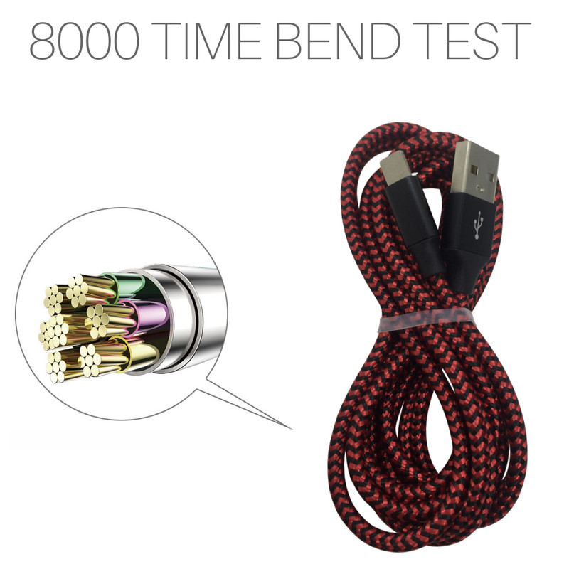 3Pack 10FT USB Fast Charger Braided Cable For iPhone 14 13 12 11 8 7 6 5 XS Cord gallery