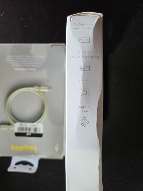 Heyday 6ft USB-C to USB-C Durable Soft-Touch Fast Charging Cable Green Pack of 2 gallery