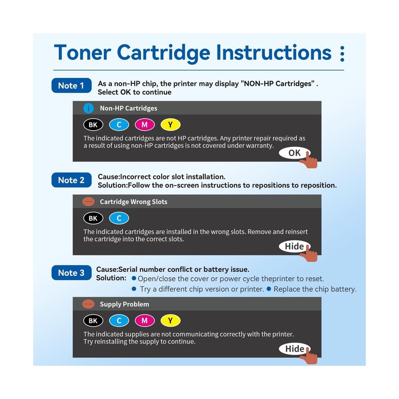 218A 218X Toner Cartridges 4 Pack 3301fdw with Chip Compatible Replacement fo... gallery