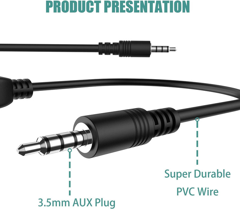 USB to Aux Audio Adapter, 2PCS 3.5Mm Male to USB Female for Playing Music with U gallery