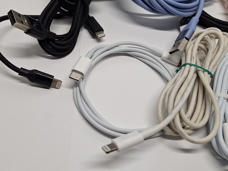 Lot of 30 Assorted USB Charging Cables Cell Phone Charger Cords gallery