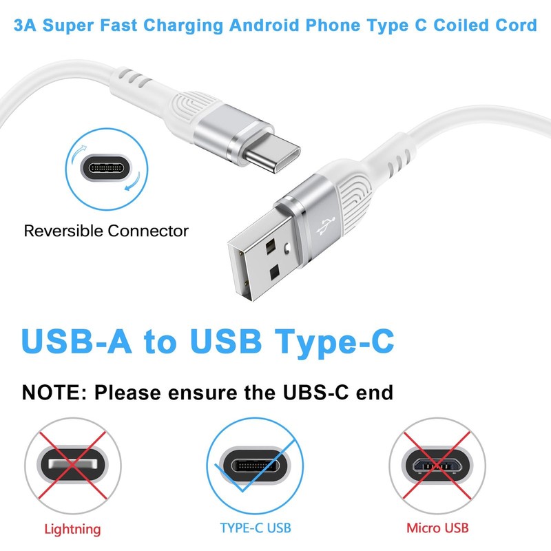 USB C iPhone 17 Pro Coiled Car Charger Cord i Phone 17 Pro Max Fast Charging ... gallery
