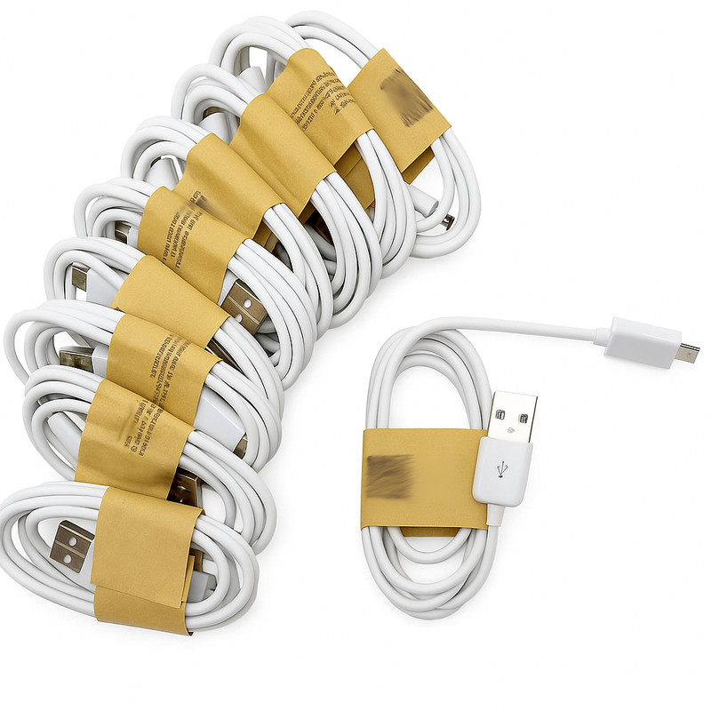 Lot of 10x Micro USB data sync cable cord for Android Cell Phones universal