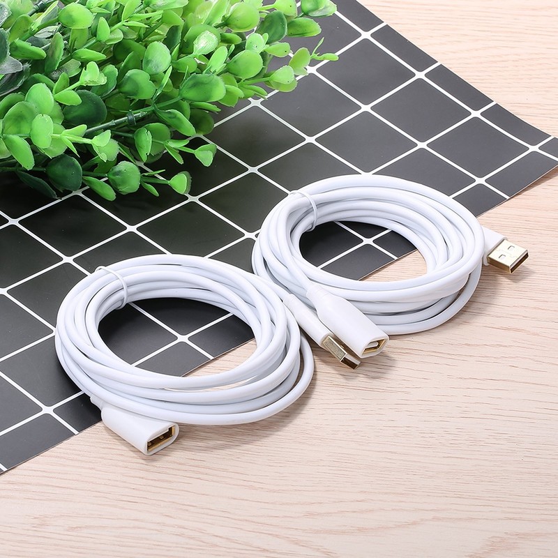 Costyle White USB Extension Cable, 2-Pack USB 2.0 10ft/3m Type A Male to A Fe... gallery