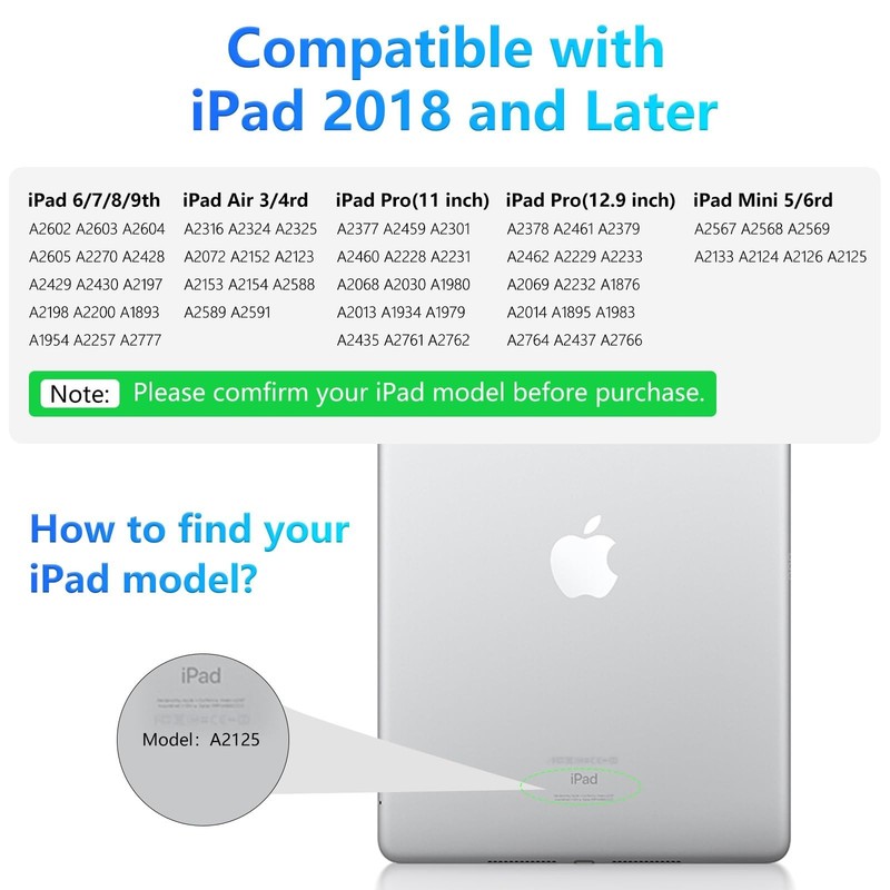 Stylus Pen for iPad 2018-2024 iPad 6/7/8/9/10th, iPad Pro 11"/12.9"/M4, iPad ... gallery