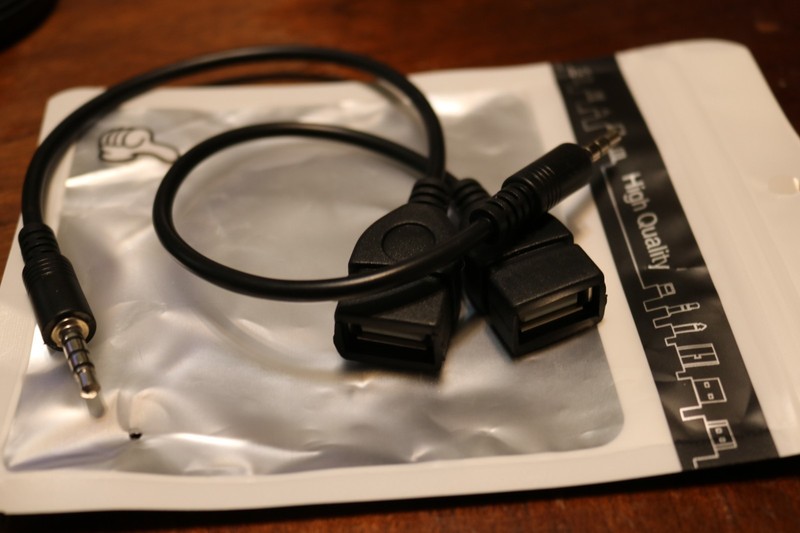 USB to Aux Audio Adapter, 2PCS 3.5mm Male to USB Female Lot of 2 gallery