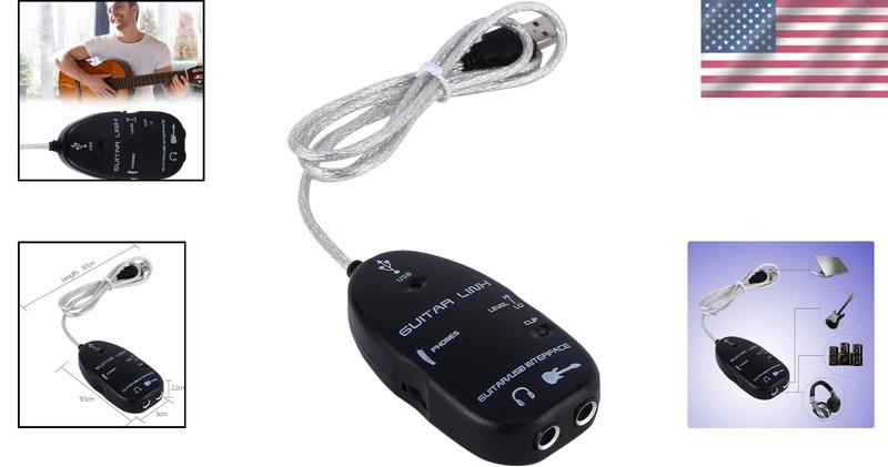Easy Plug and Play USB Guitar Interface - Compatible with Multiple OS Systems gallery