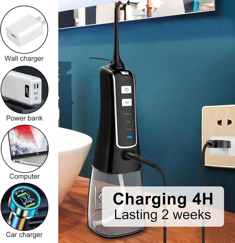 Aquasonic Black Water Flosser USB Charging Cord gallery