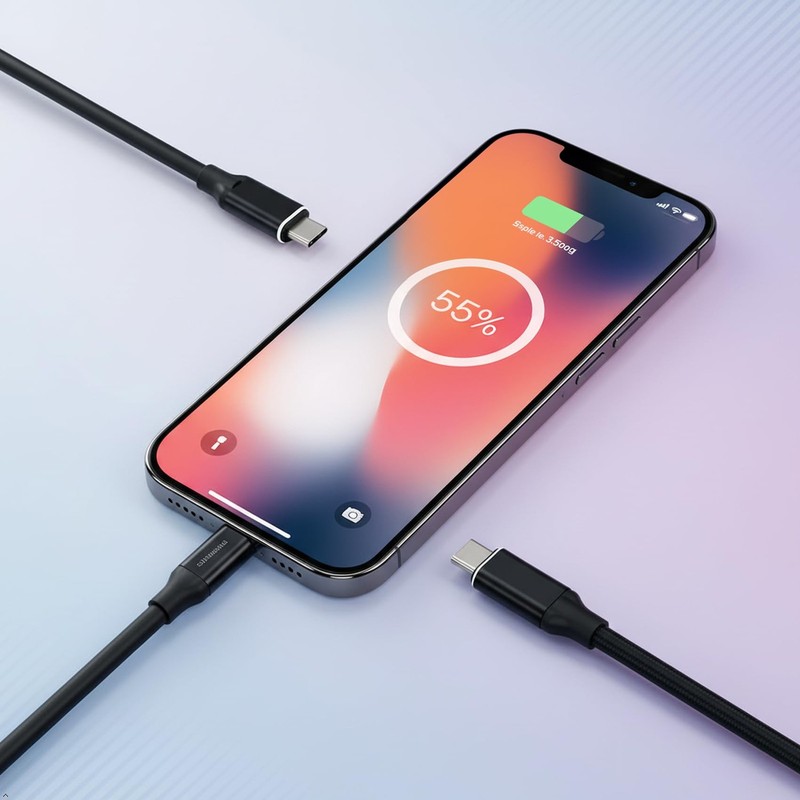 Compatible with Thunderbolt4/5 USB4 Cable, 2.62FT USB C to USB C Cable, 240W ... gallery