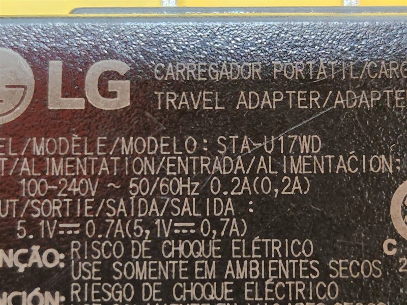 ⭐️⭐️⭐️⭐️⭐️ LG Power Adapter Cube STA-U17WD 5.1V DC 0.7A gallery