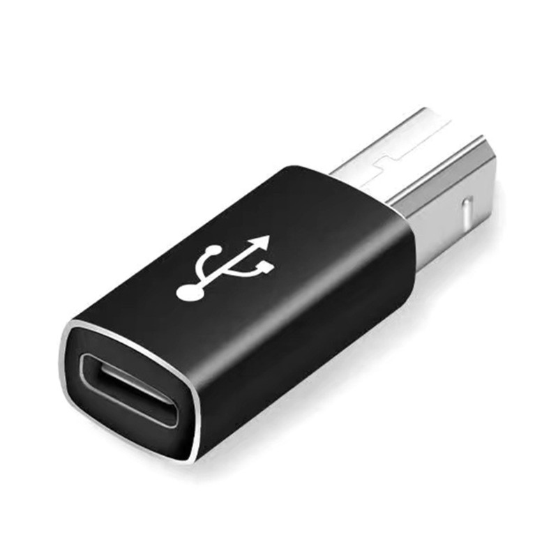 Square USB to Type C Power Charging Adapter Female Input USB C Male Connector gallery