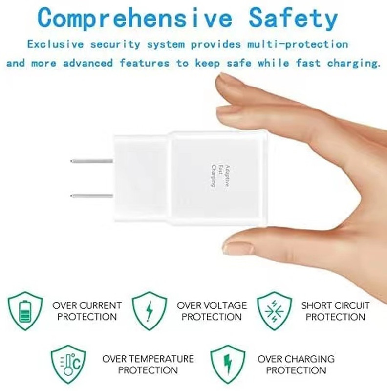 Adaptive Fast Charging Wall Charger Adapter For Samsung Galaxy A01 A21 A51 A71 gallery