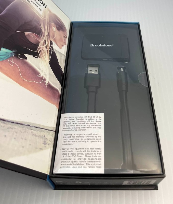 Brookstone Flat Micro To USB Cable Wall Charger Black 6 ft 2 m gallery