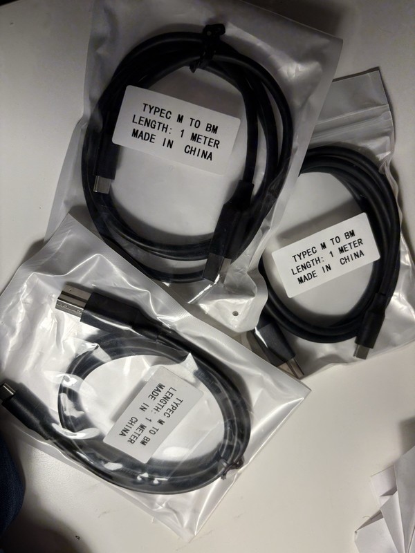 Type C M To BM (1 Meter, 3 In A Pack)
