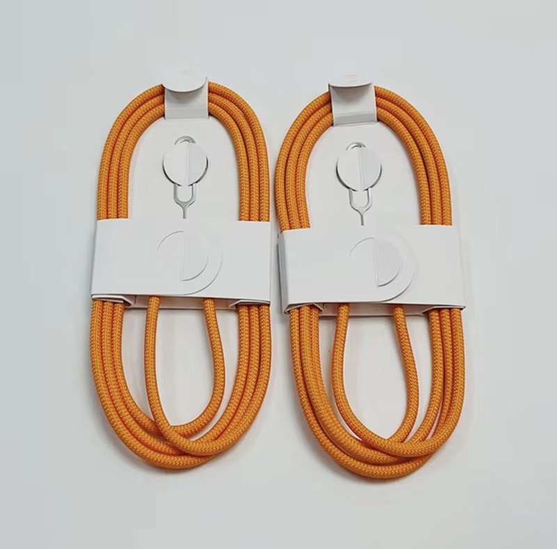 2X OEM iPhone 15, 16, & 17 Pro Max Fast Charging USB Type-C Cable Original Woven
