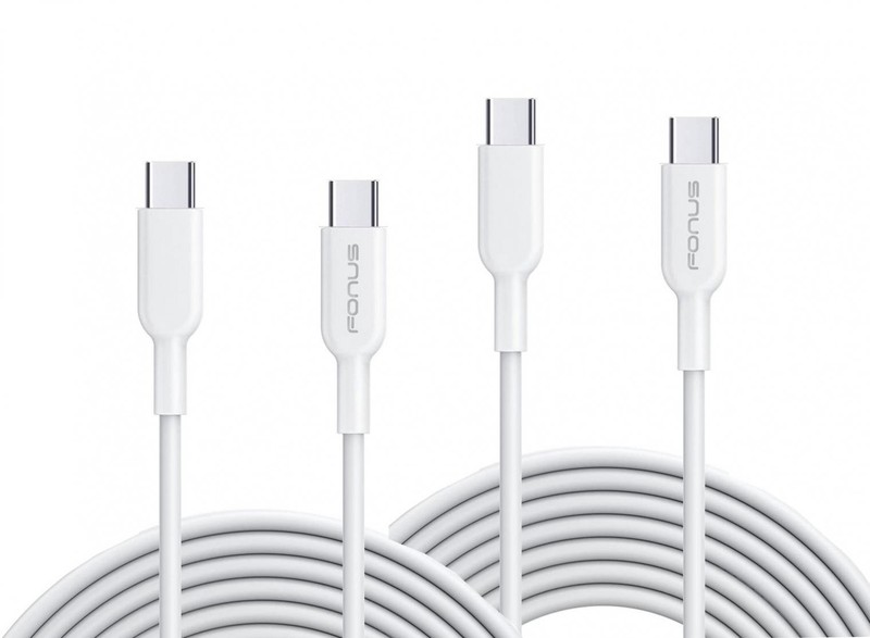 6FT AND 10FT LONG PD USB-C CABLES FAST CHARGE TYPE-C TO TO for PHONES & TABLETS