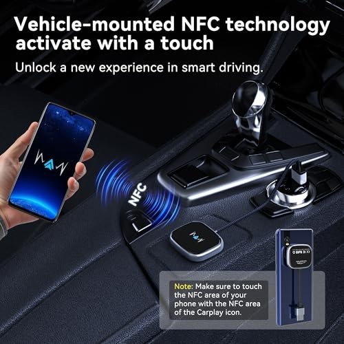 VNILRGLE WIRELESS ANDROID AUTO/WIRELESS CARPLAY ADAPTER TOUCHSCREEN - SILVER gallery