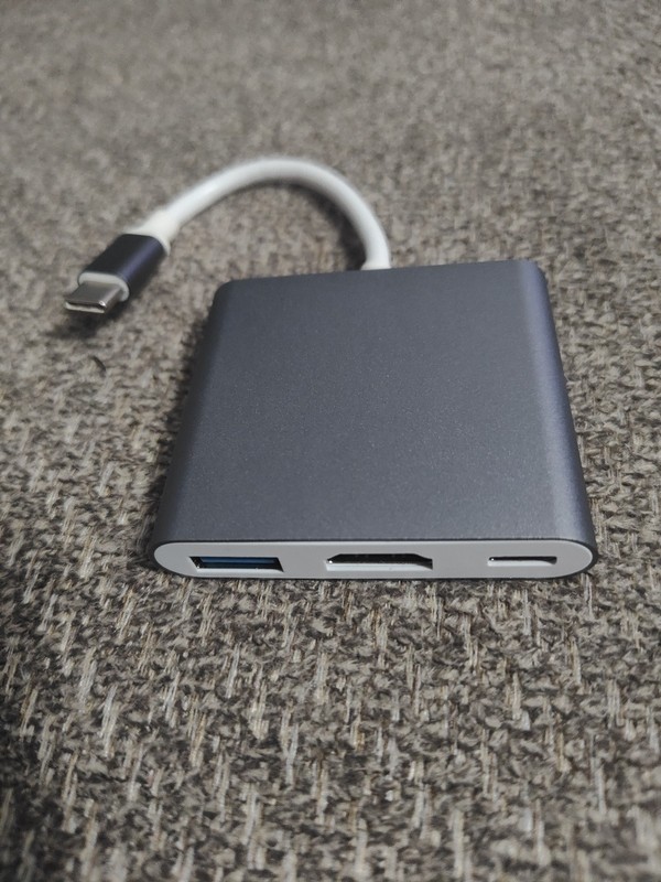USB-C to HDMI Adapter USB – C to 4K HDMI Multiport w/3 In 1 USB3.0, USB-C, HDMI