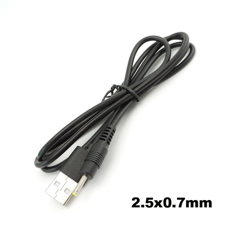 USB type A Male to DC 2.0 0.6 2.5 3.5 1.35 4.0 1.7 5.5×2.1 2.5mm Power cable