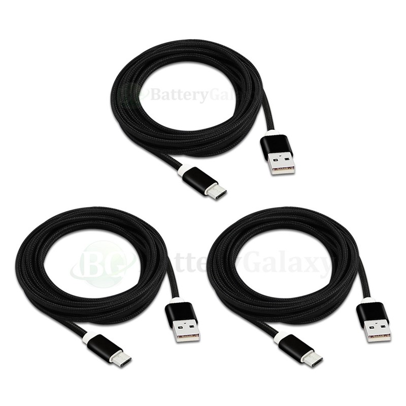 1-100 Lot USB Type C 6FT Braided Charger Data Cable Cord for Android Cell Phone gallery