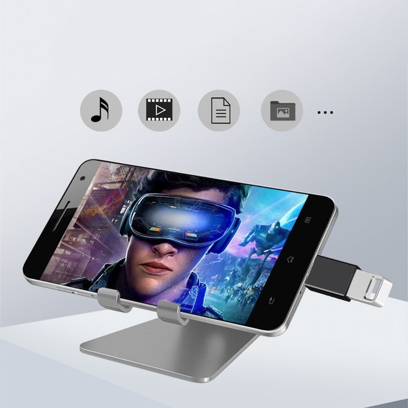 2Pack USB-C Male to USB A Female Data Adapter Converter OTG Type C Android Phone gallery