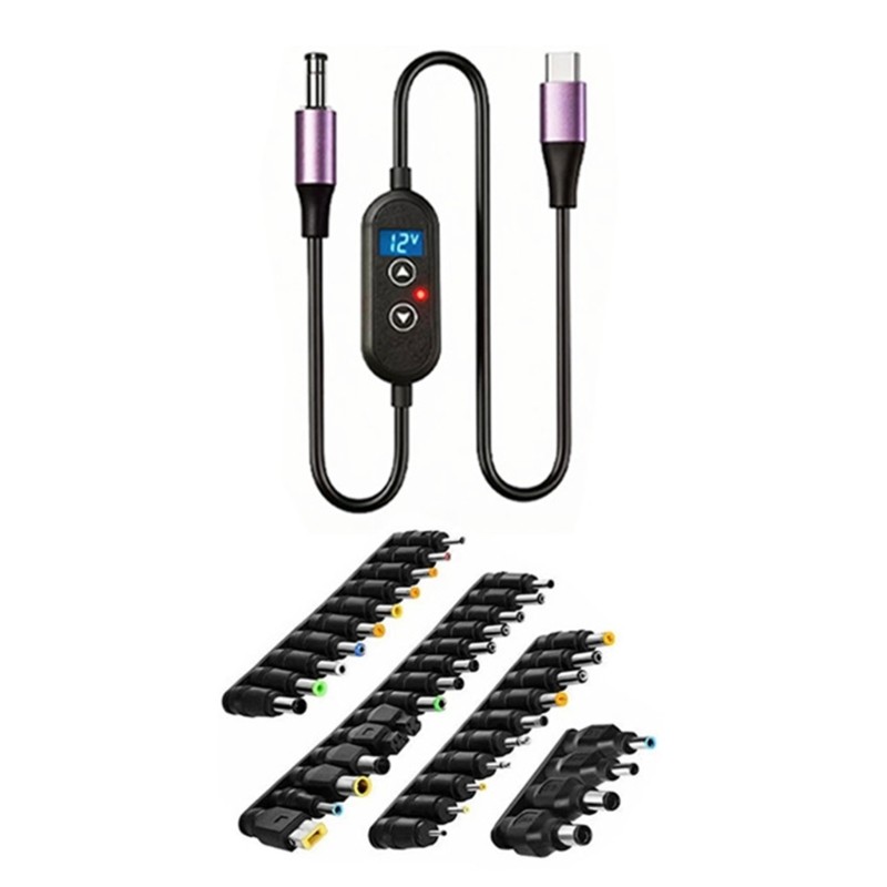 Flexible Type C Male To DC5525 5521 Charging Cord Ideal For Travel Office Home