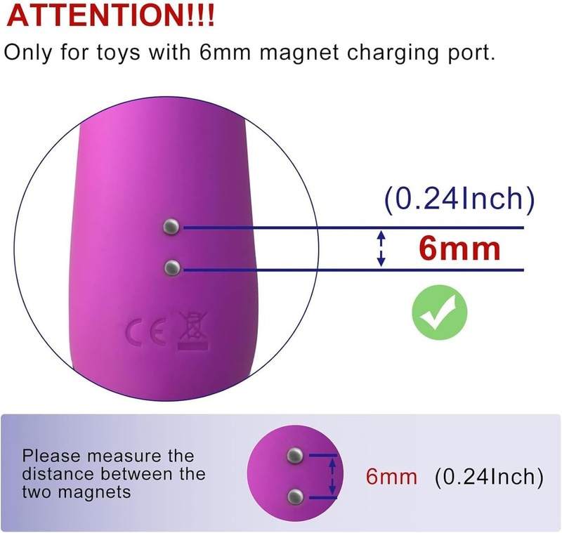 2.7ft Magnetic USB DC Charger - Durable Cord for Electric Toothbrushes & More gallery