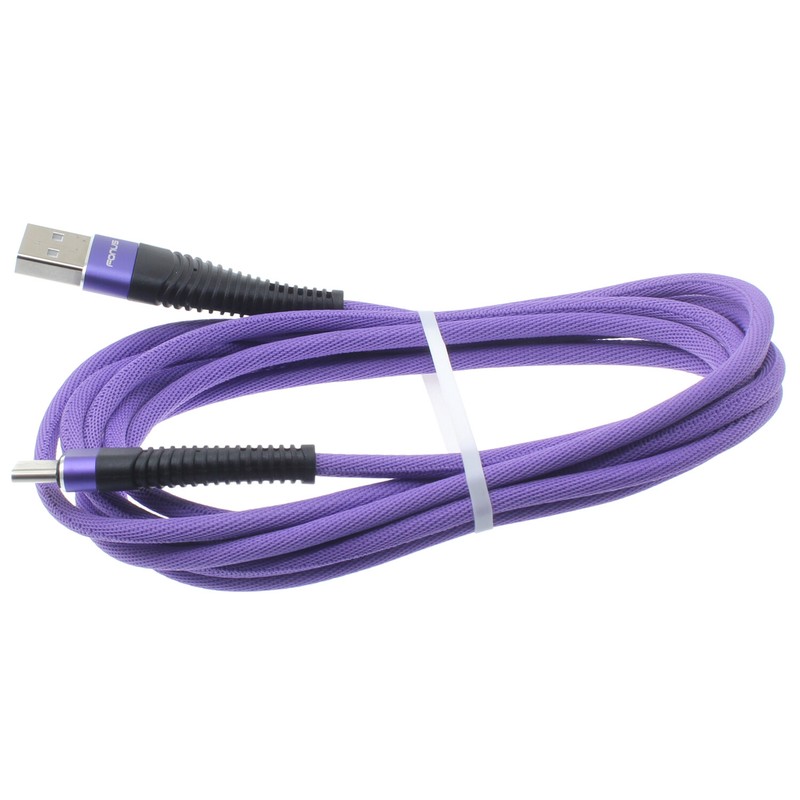 For Galaxy A71 A01 A51 – 10FT USB CABLE PURPLE TYPE-C CHARGER CORD POWER WIRE