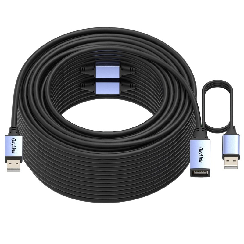 100ft(30M) Active USB 2.0 Extension Cable A Male to A Female 480Mbps for Prin... gallery