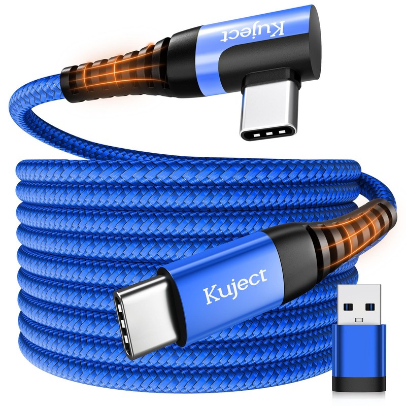 Link Cable 20FT Compatible for Quest 3S/3, Quest 2/Pro, Pico 4, Nylon Braided…