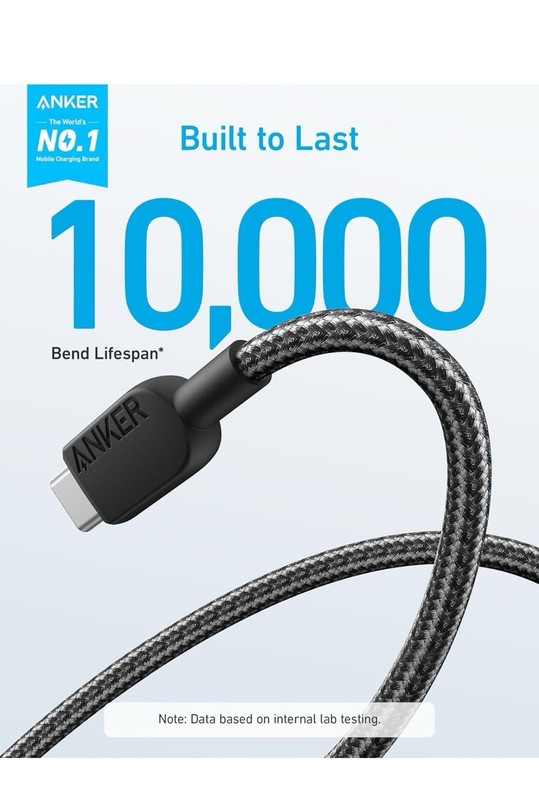 Anker USB A to USB C Cable, Charger Cord (2 Pack, 6FT), for Samsung Galaxy gallery