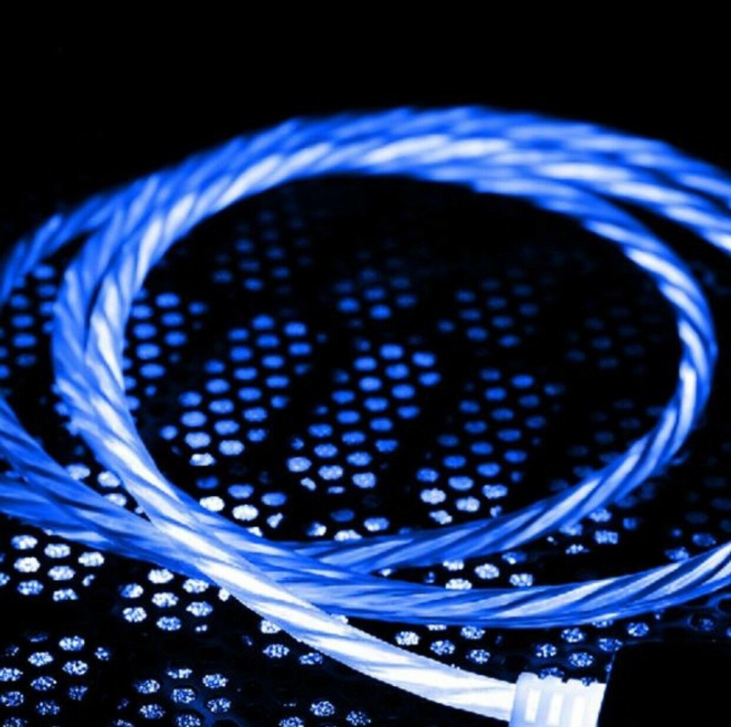 LED Fast Charging USB Charger Cable For iPhone 12/13 + Pro/XS Max/XR/X/8/7 8 PIN