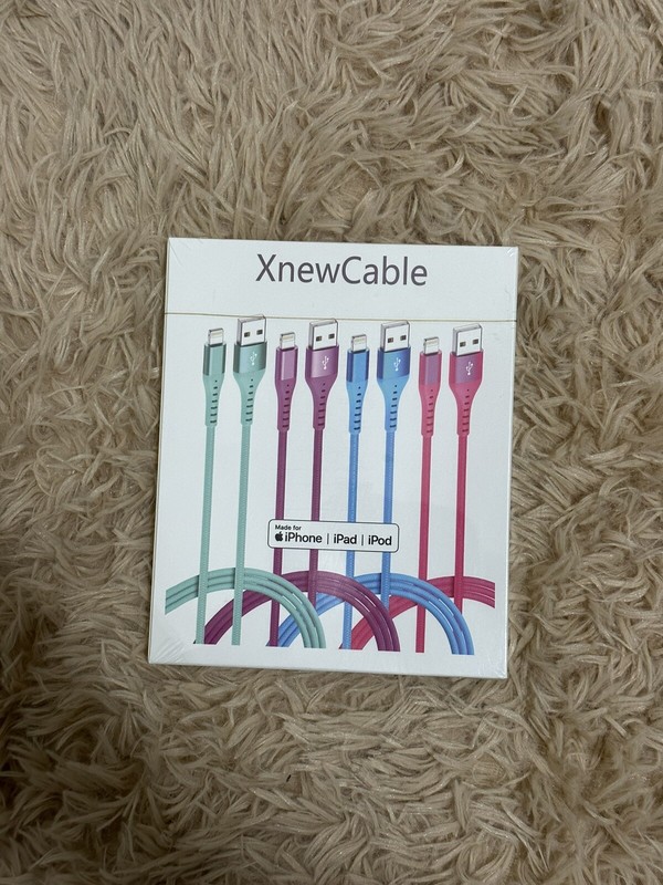 XnewCable Lightning Cable For iPhone – 4 Pack