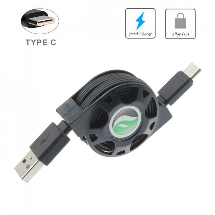 Google Pixel 2 3 3a 4 XL - USB CABLE RETRACTABLE TYPE-C CHARGER POWER CORD USB-C gallery