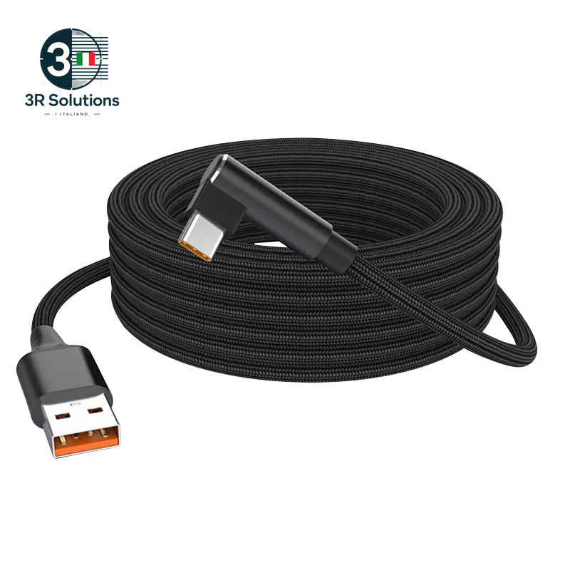 USB C Elbow Fast Charging Cable Type C 6A Extension Charging Cable gallery
