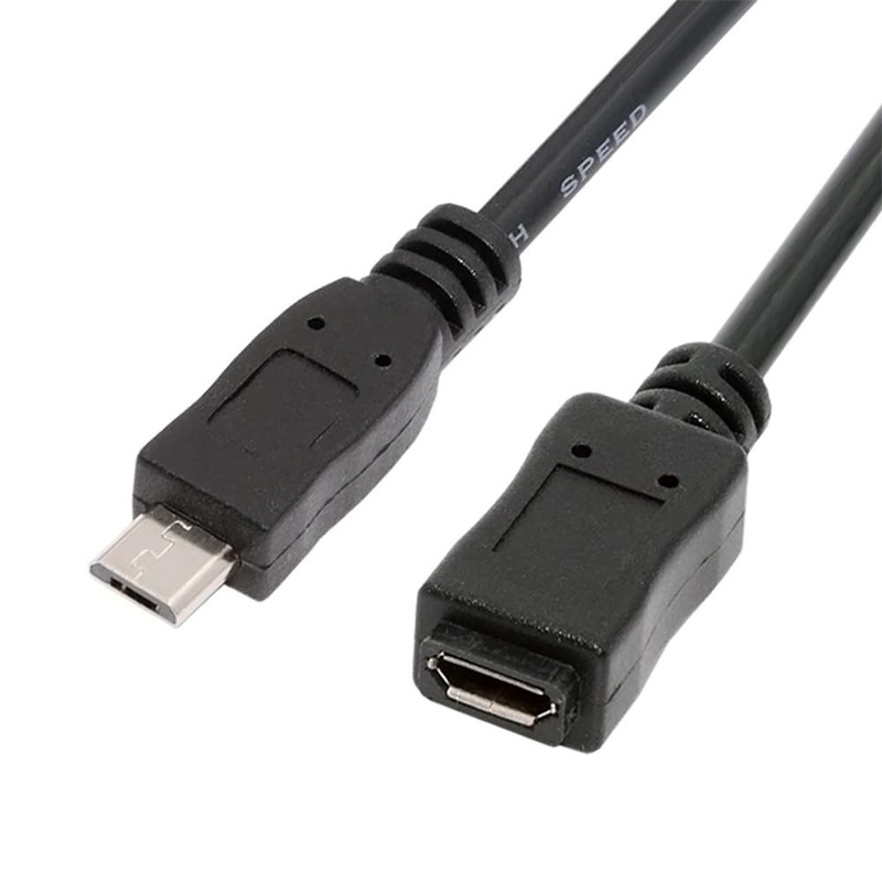 USB 2.0 Micro USB 5Pin Male to Female Extension Cable – Hi Speed Data & Power…