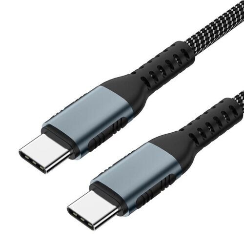 FAST CHARGE CABLE C TO C 5A 100W FITS REDMI GOOGLE PIXEL SAMSUNG NOTE 10 S20 S21