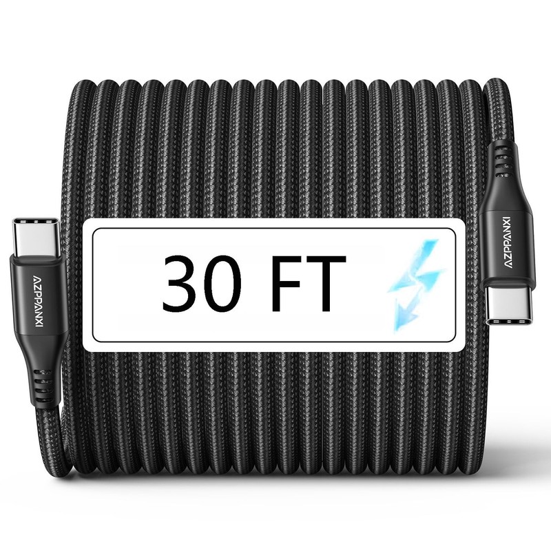 30FT Type-C to Type-C Cable for Fast Charging gallery