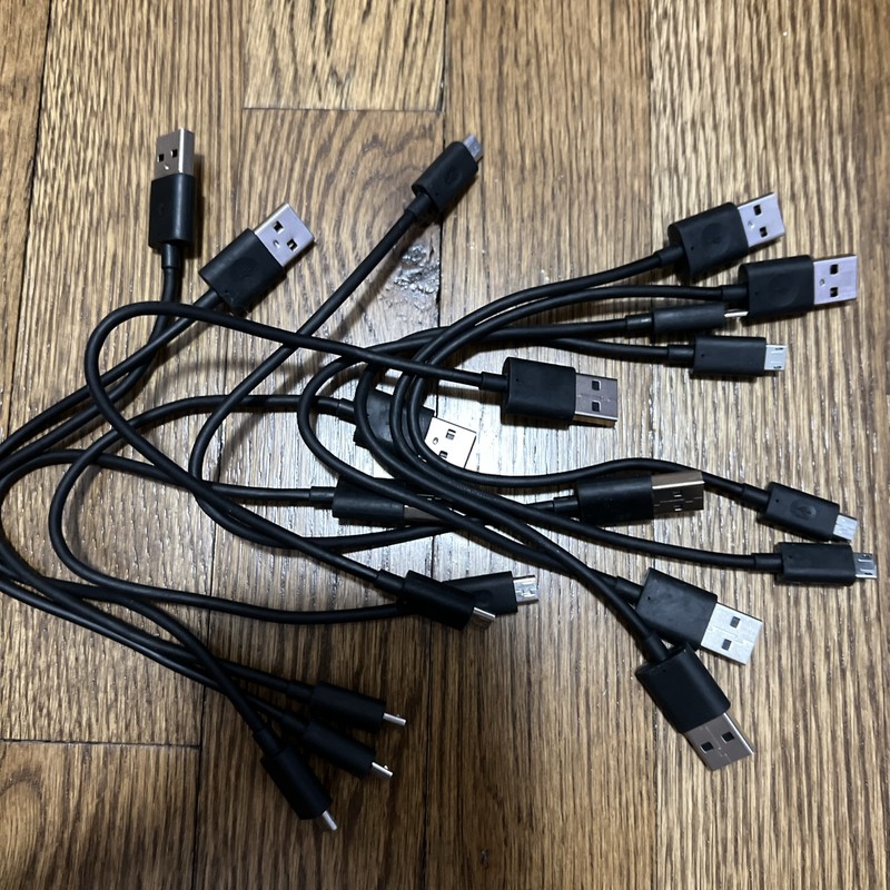 Pack Of 10 Nokia Ten-inch USB-A To Micro USB Charging & Data Cables