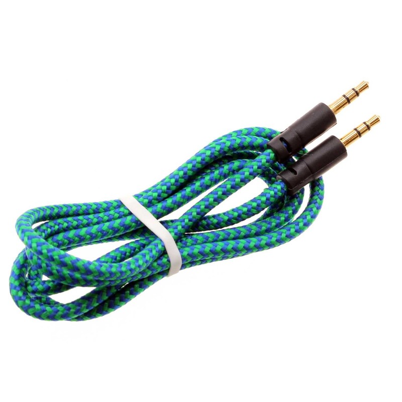 3.5mm Aux Cable Adapter Car Stereo Aux-in Audio Cord Speaker for Cell Phones