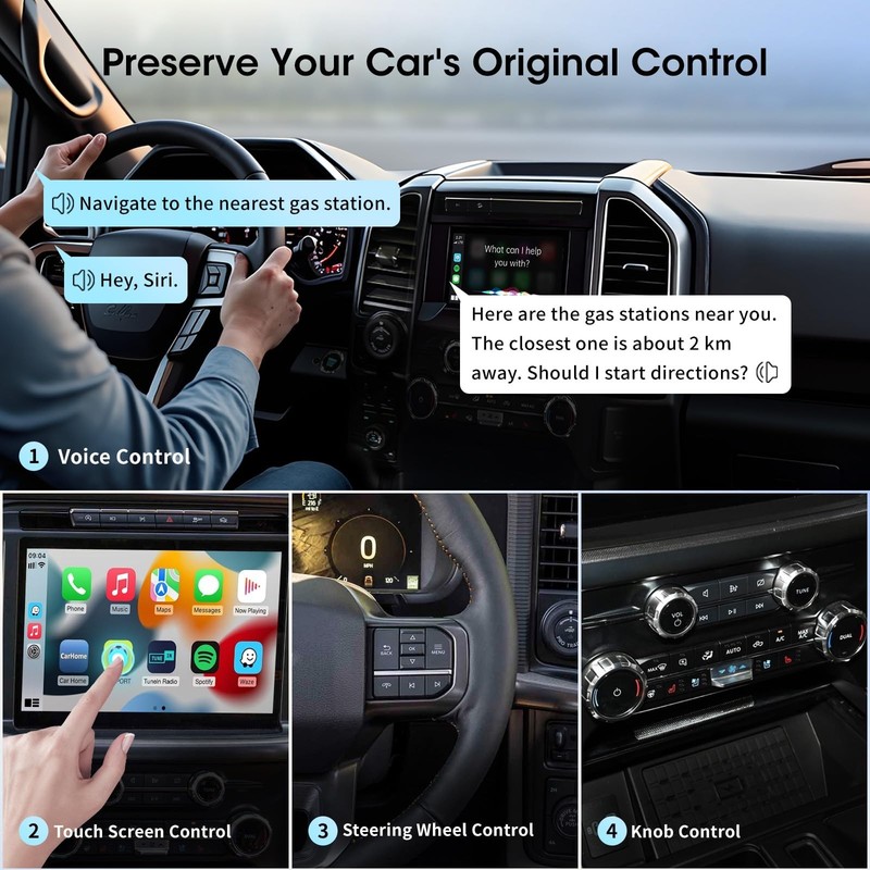 Wireless CarPlay Adapter for iPhone - Convert Wired to Wireless, Mini Size, Plug gallery