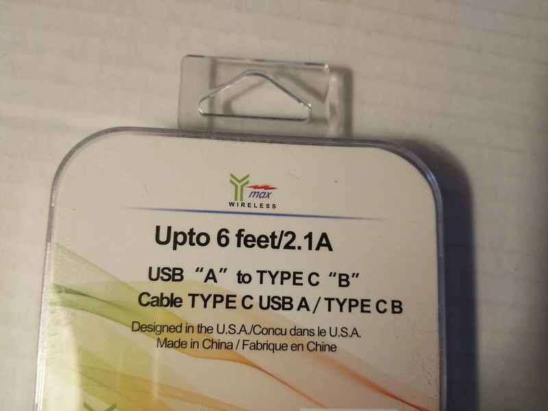 Lot of 3 Type-C USB Cable - 6 foot New In Package Compatible With iOS & Android gallery