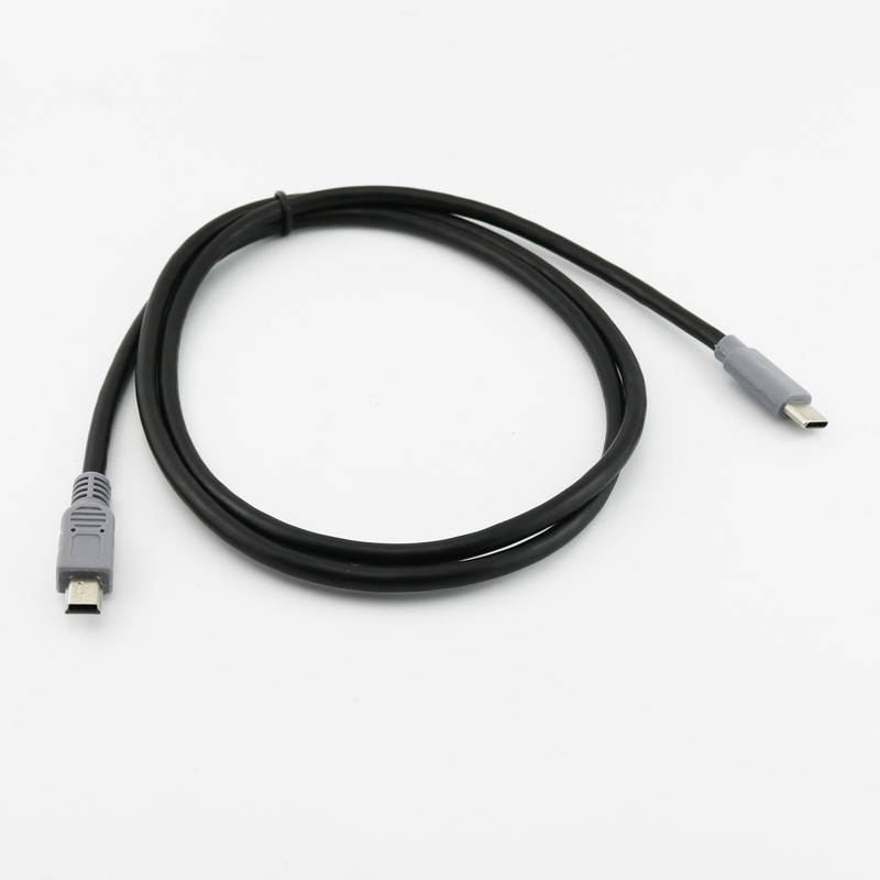 1pc Type C USB 3.1 Male to Mini 5 Pin Male Plug Converter OTG Data Charger Cable gallery