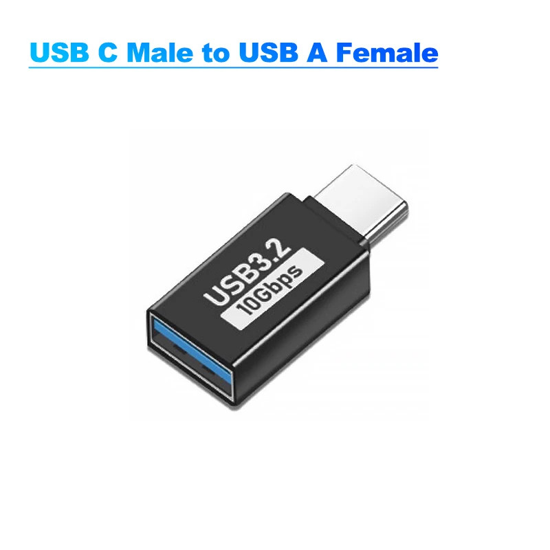 USB 3.0 OTG Adapter 5Gbps USB-A Connector Female to Female, High Speed