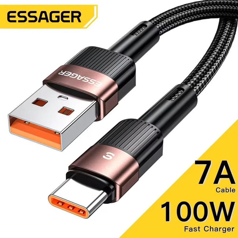 6A USB-C Cable for Fast Charging Huawei P30 Pro, Samsung, OnePlus, Poco F3 gallery