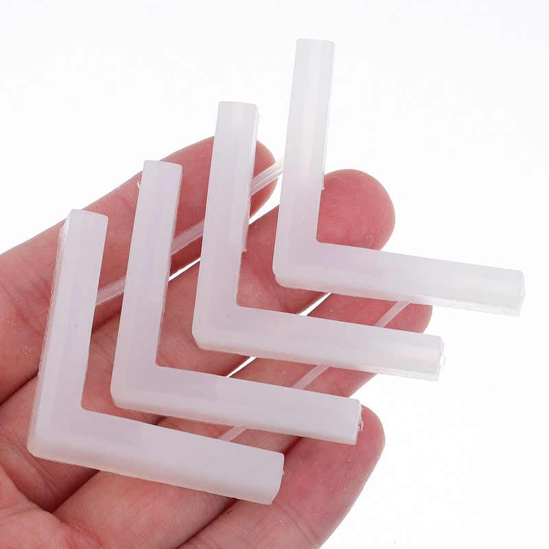 100PCS Edge Protector Sleeve for Cables - L Shape Rubber Wire Concealment Strip gallery